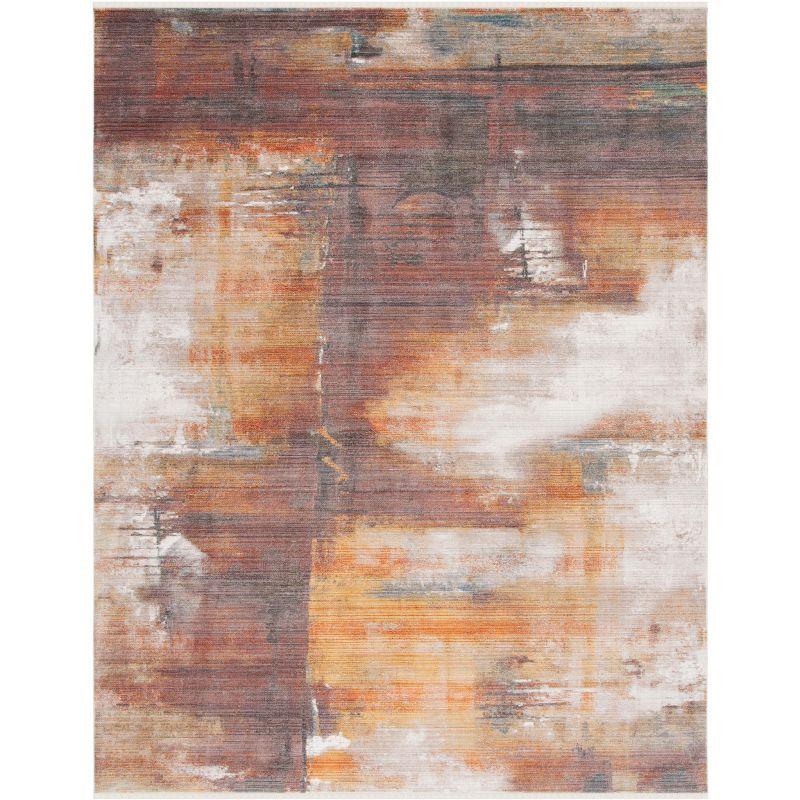 Vintage Persian VTP456 Power Loomed Area Rug - Rust/Gold - 8'x10' - Safavieh.