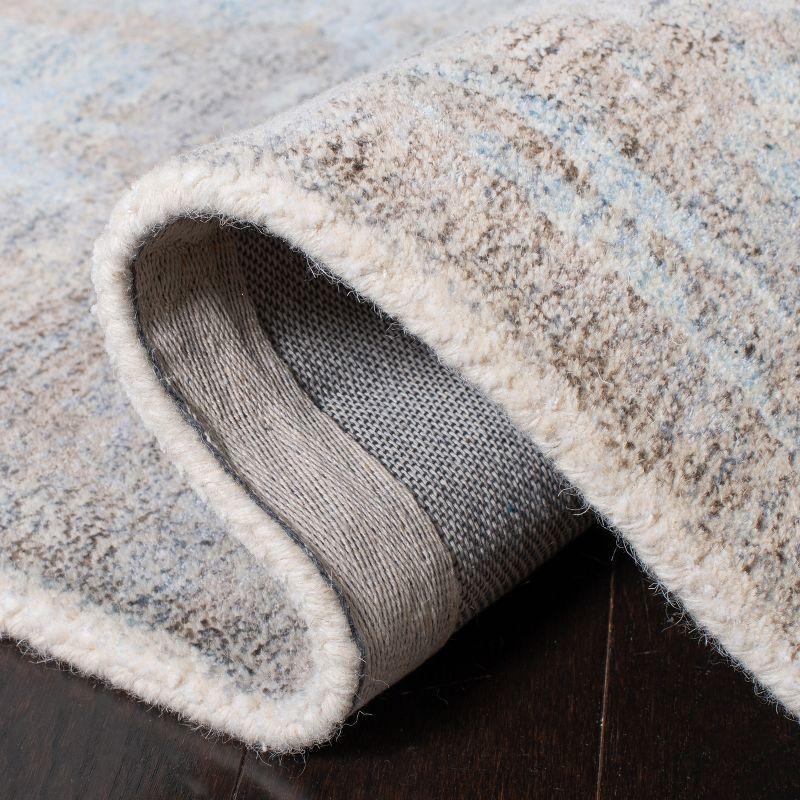 Restoration Vintage RVT113 Hand Tufted Runner Rug - Grey/Blue - 2'3"x8' - Safavieh.