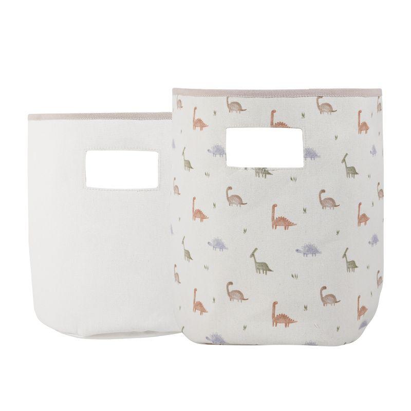 Darby Dinosaur Print Soft Storage Bins Set