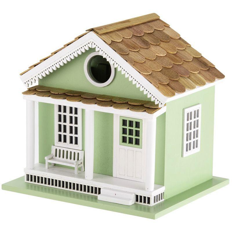 Vandue Outdoor Wooden Birdhouse - Green Lake House