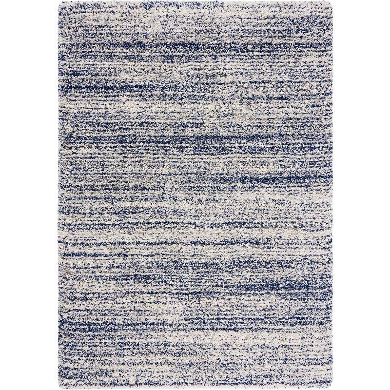 Audriauna Ivory/Navy Area Rug