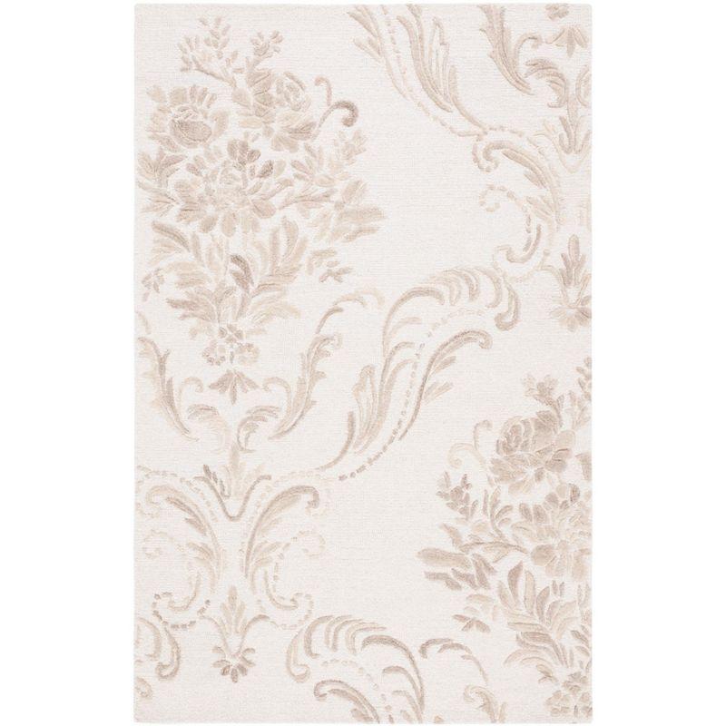 Jardin JAR732 Hand Tufted Area Rug - Ivory/Beige - 5'x8' - Safavieh