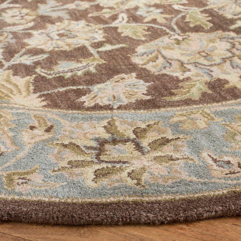Heritage HG343 Handmade Runner Rug - 2'3"x8' - Brown/Blue - Safavieh