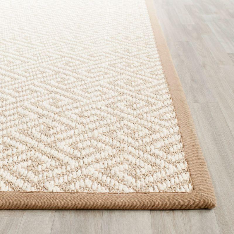 Natural Fiber NF925 Hand Woven Indoor Area Rug - Natural - 5'x8' - Safavieh.