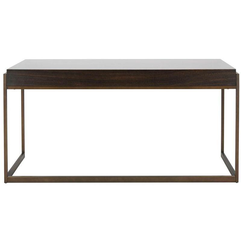 Genevieve Writing Desk - Brown - Safavieh