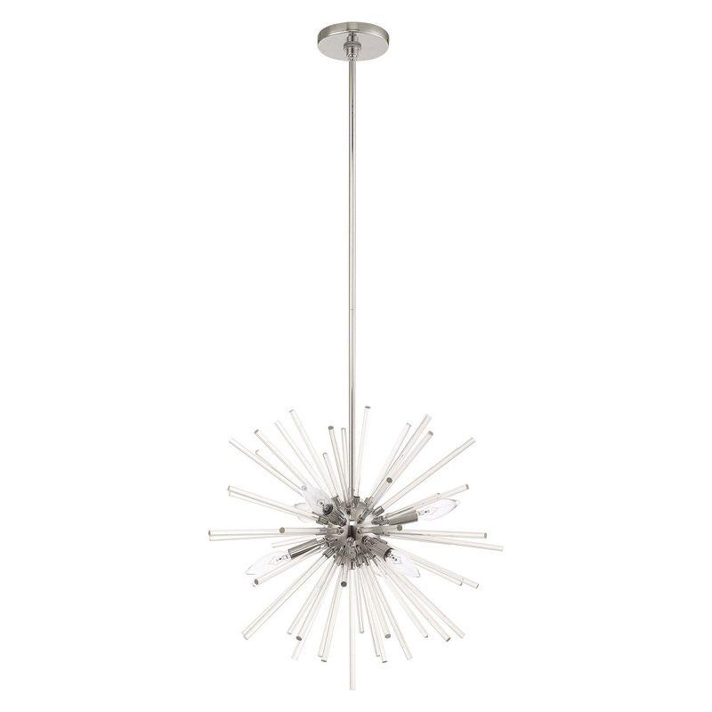 Livex Lighting Utopia 6 - Light Chandelier in  Polished Chrome