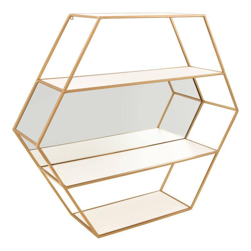 Celestia 3 Piece Hexagon Accent Shelf