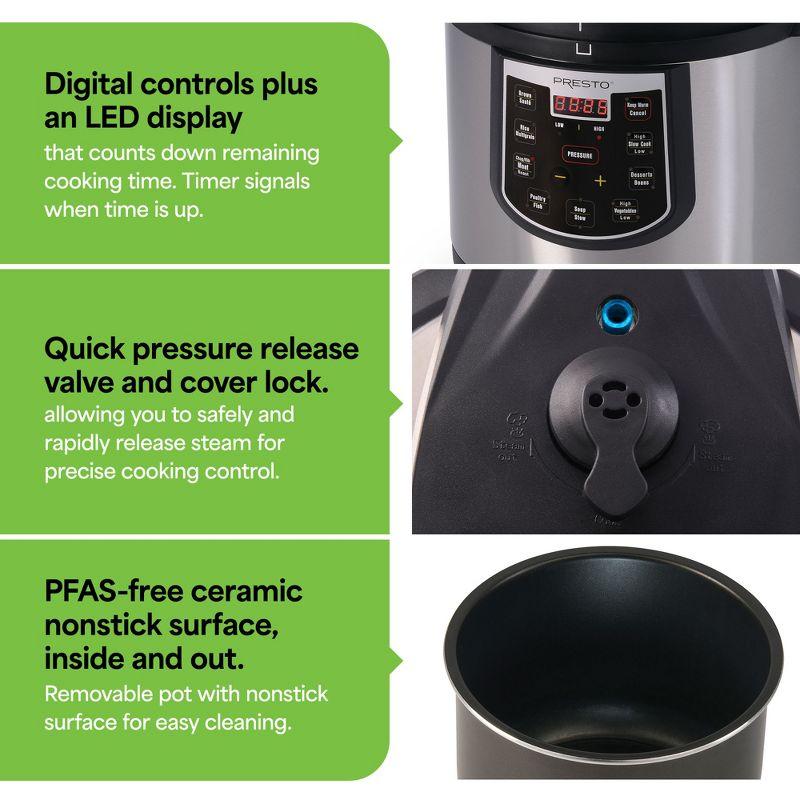 Presto Presto 6 Qt Electric Pressure Cooker Plus - 02141