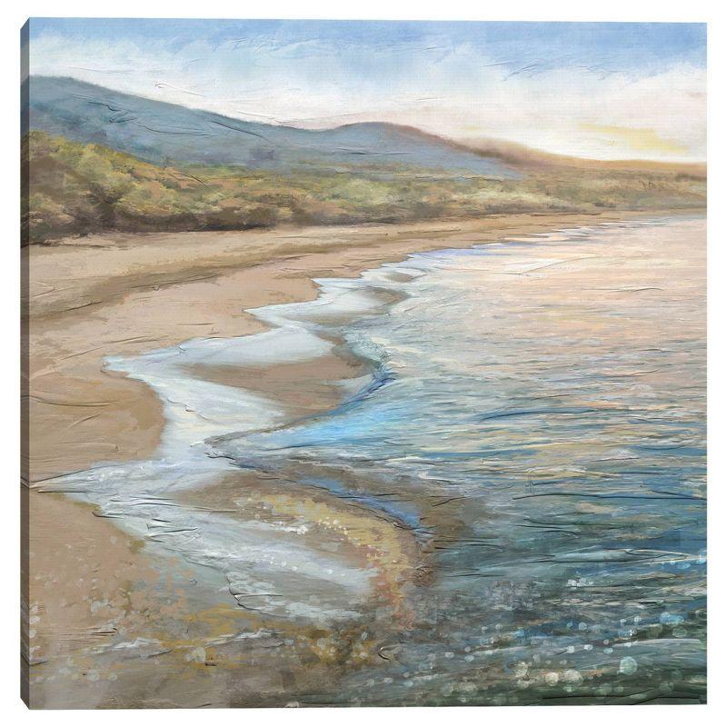 35" x 35" Rolling Tides by Studio Arts Unframed Wall Canvas - Masterpiece Art Gallery