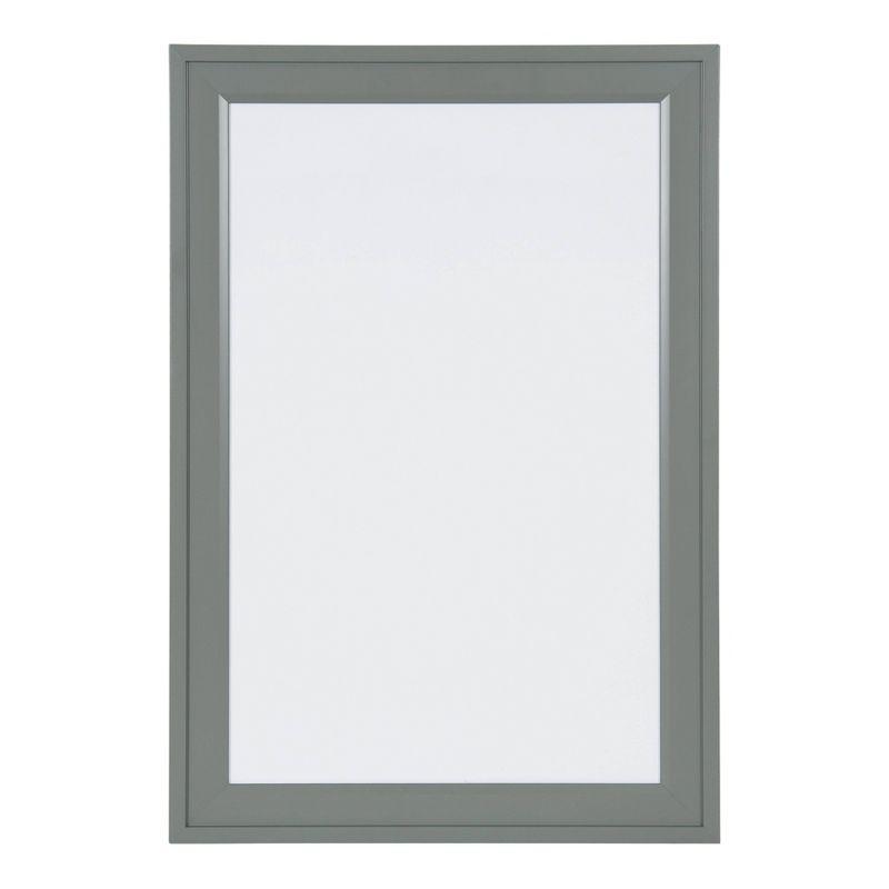 Gray Framed Magnetic Dry Erase Board 18.5x27.5