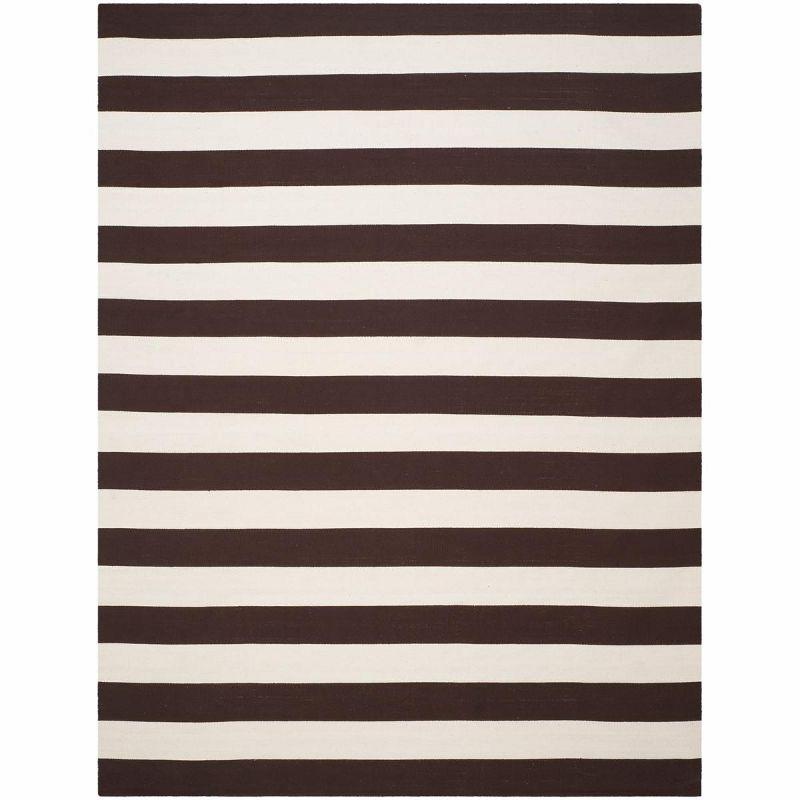 Montauk MTK712 Hand Woven Indoor Area Rug - Black/Ivory - 12'x15' - Safavieh.