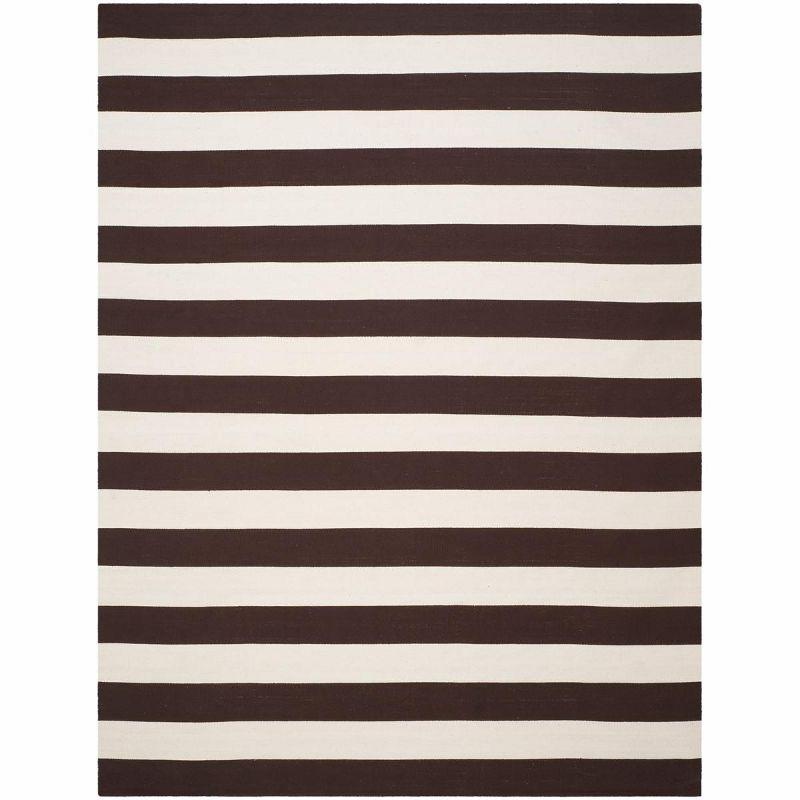 Montauk MTK712 Hand Woven Indoor Area Rug - Black/Ivory - 8'x10' - Safavieh.