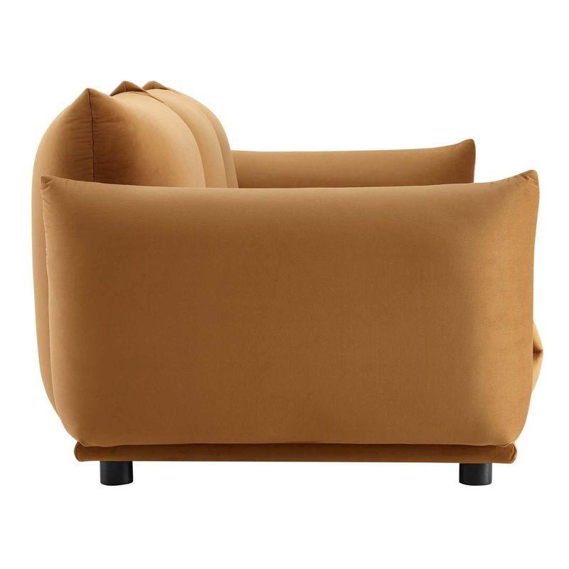 Copious Performance Velvet Sofa Cognac - Modway