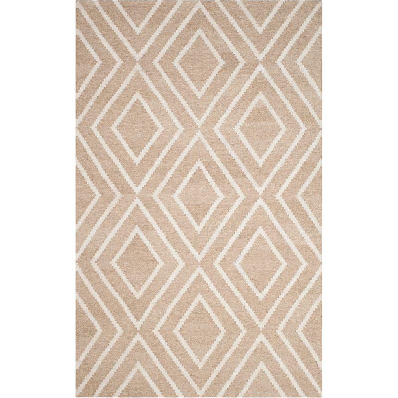 Whittlesey Hand Woven 80% Viscose, 20% Wool Geometric Rug