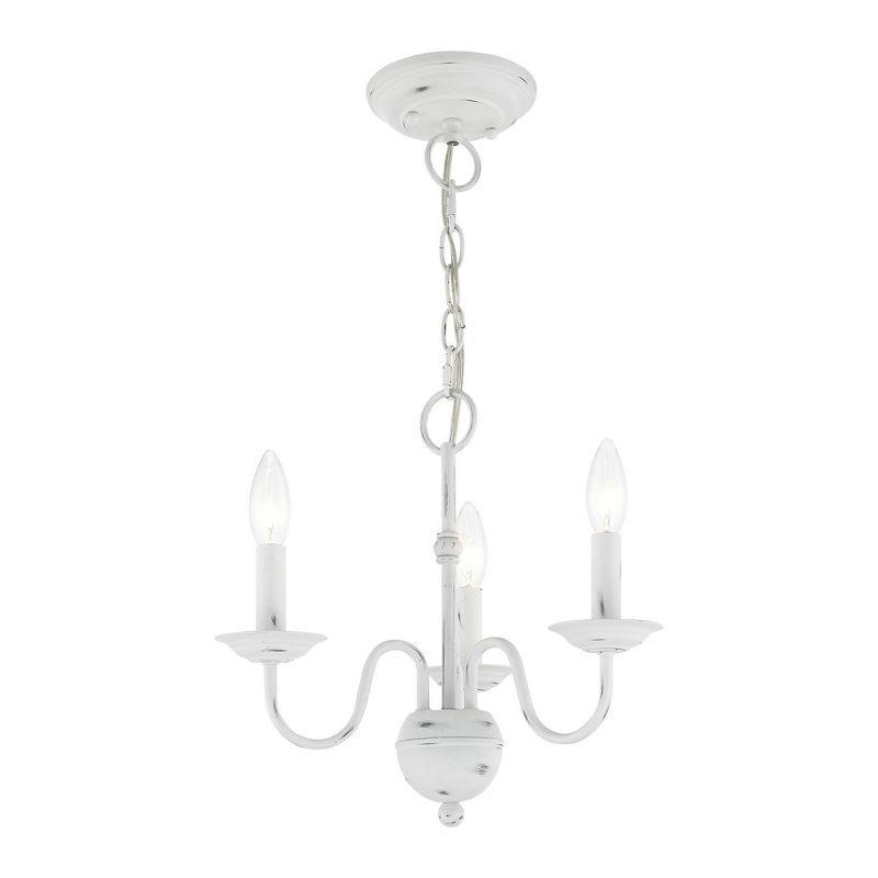 Livex Lighting Windsor 3 - Light Chandelier in  Antique White