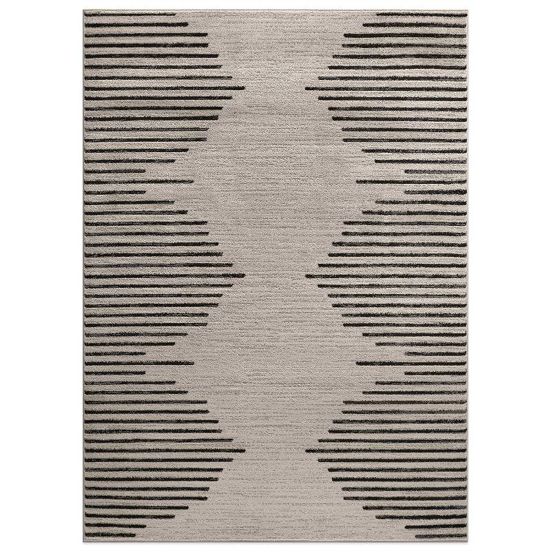 World Rug Gallery Bohemian Stripe Area Rug