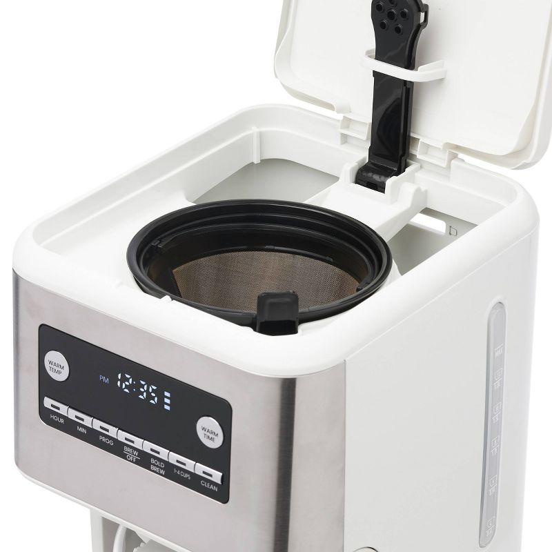 HADEN Generous Brew White 14-Cup Drip Coffee Maker