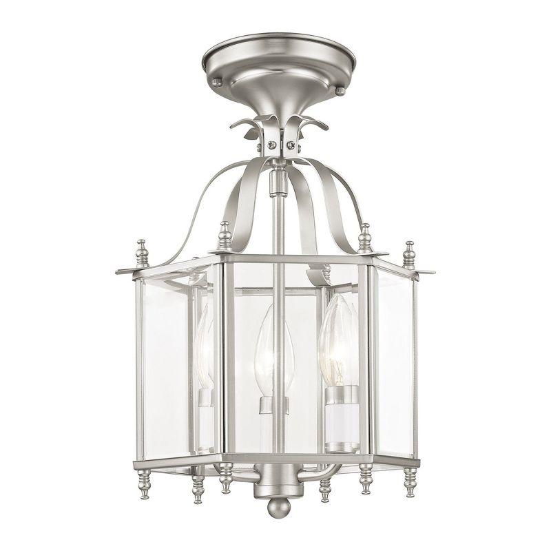 Livex Lighting Livingston 3 - Light Chandelier in  Brushed Nickel