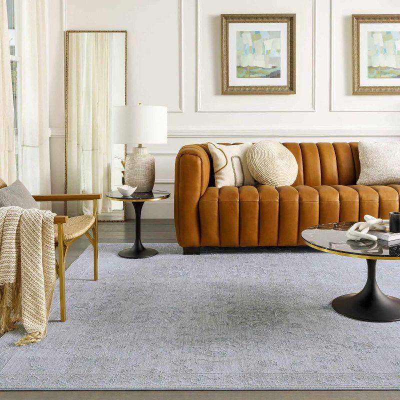 Hauteloom Rectangle Area Rug   Light Gray