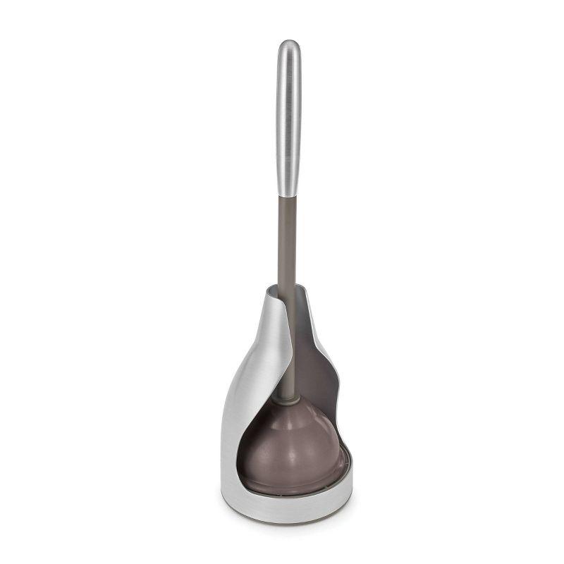 Toilet Plunger Caddy Stainless Steel - Polder