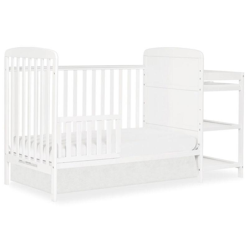 Dream On Me Anna 4 in 1 Full-Size Crib and Changing Table Combo in White