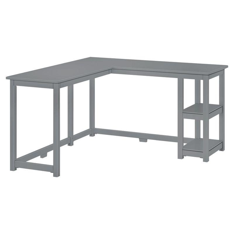 Max & Lily Corner Desk with Shelves, 47"