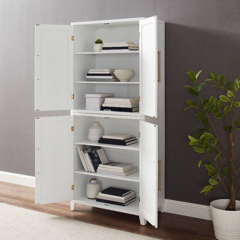 Crosley 70" Roarke Kitchen Pantry Storage Cabinet White