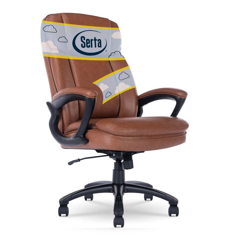 Serta Fairbanks Big and Tall High Back Executive Office and Gaming Chair with Layered Body Pillows