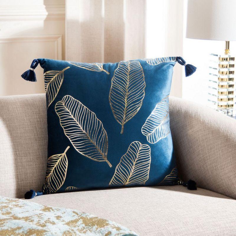 New Fairfield Floral Throw Pillow