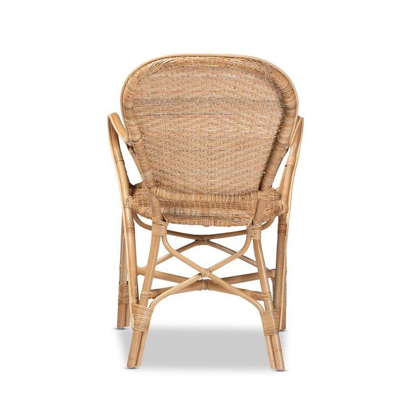 Genna Rattan Dining Chair Set Natural/Brown - bali & pari