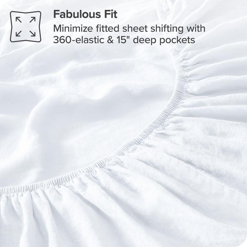 Bare Home 100% Linen Sheet Set