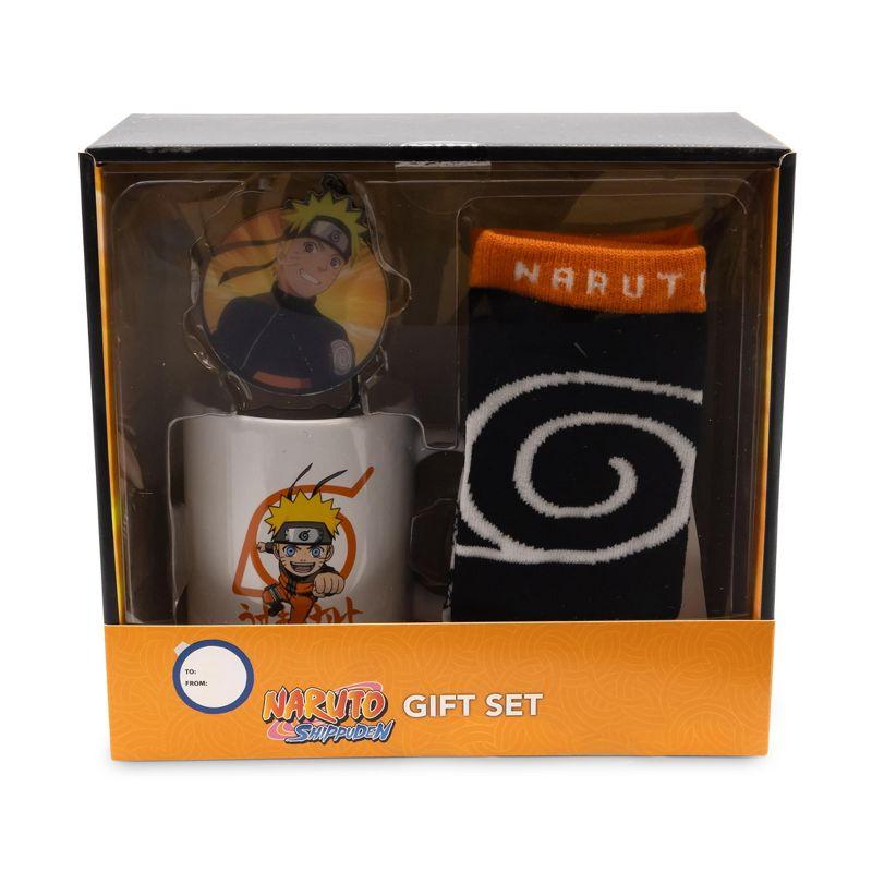 Culturefly LLC Naruto Shippuden Mug, Socks, and Ornament Bundle