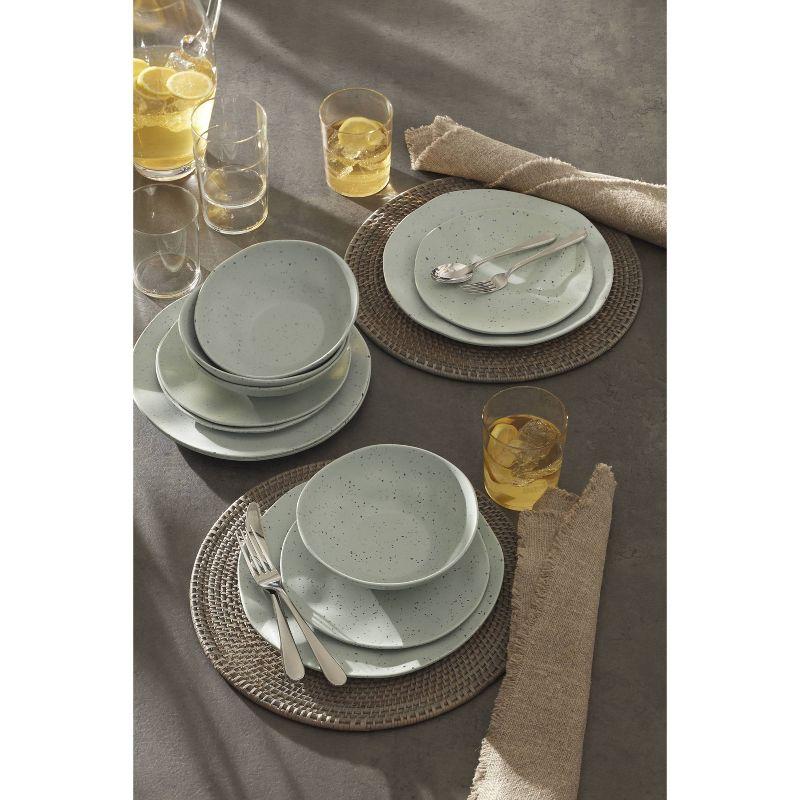 Oneida Terrazzo Melamine 12 Piece Dinnerware Set