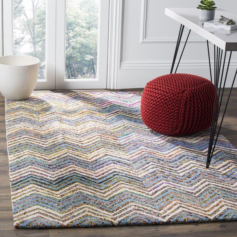 Nantucket NAN601 Hand Tufted Indoor Area Rug - Beige/Blue - 5'x8' - Safavieh.
