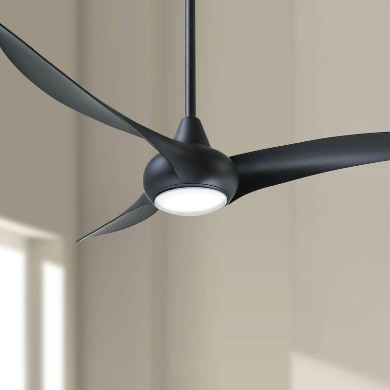 52" Wave 3 - Blade LED Propeller Ceiling Fan with Remote Control and Light Kit Included
