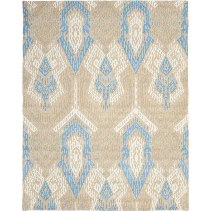 Wyndham WYD373 Hand Tufted Indoor Area Rug - Blue/Ivory - 8'x10' - Safavieh