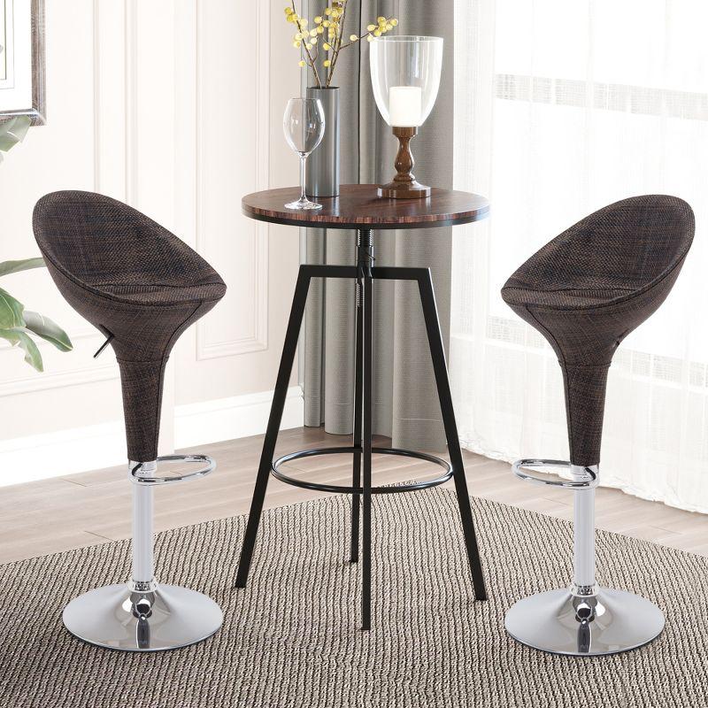 Galeton Swivel Adjustable Height Stool