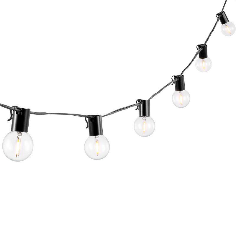 Huron Led Outdoor String Light - Black - Safavieh..