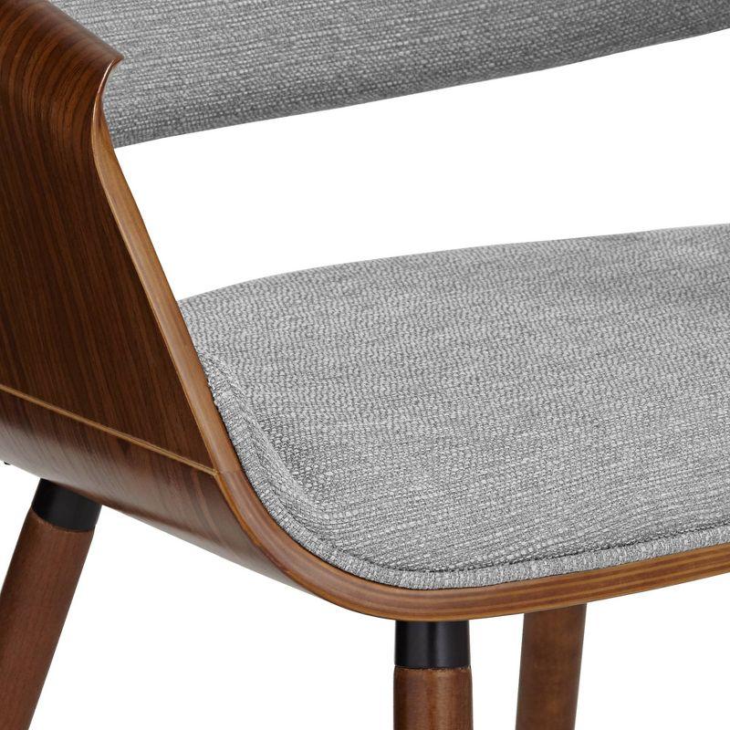 Studio 55D Westin Gray Fabric and Beech Wood Dining Chair