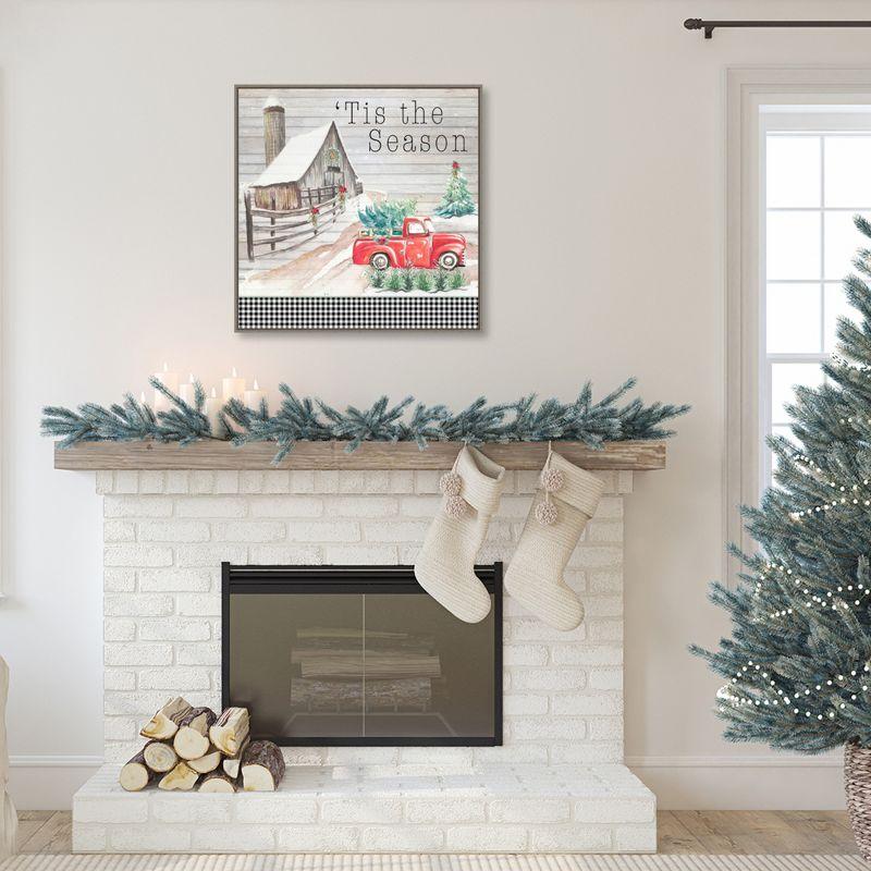 Amanti Art Believe in Holiday Magic IV by Patricia Pinto Framed Canvas Wall Art