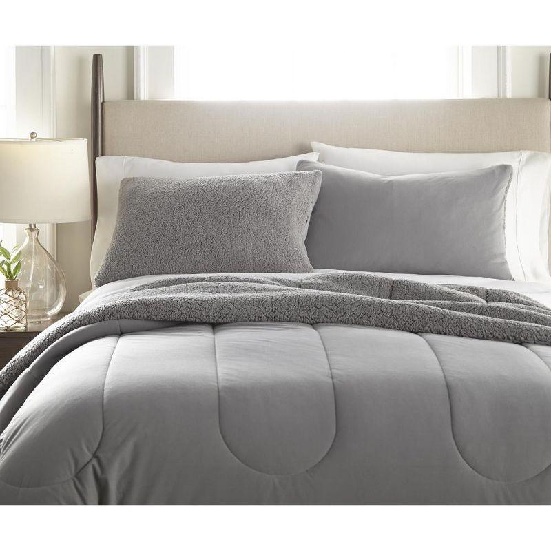 Micro Flannel® Micro Flannel® Reverse to Sherpa Comforter Set