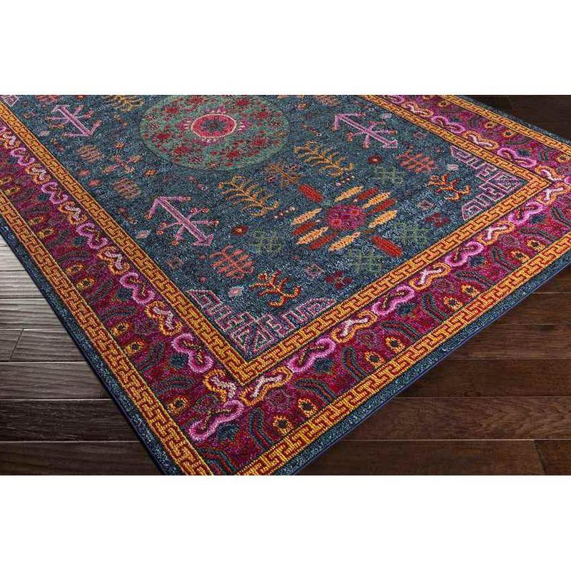 Livabliss Anika 5'3"x7'3" Rectangle Woven Indoor Area Rugs Bright Red