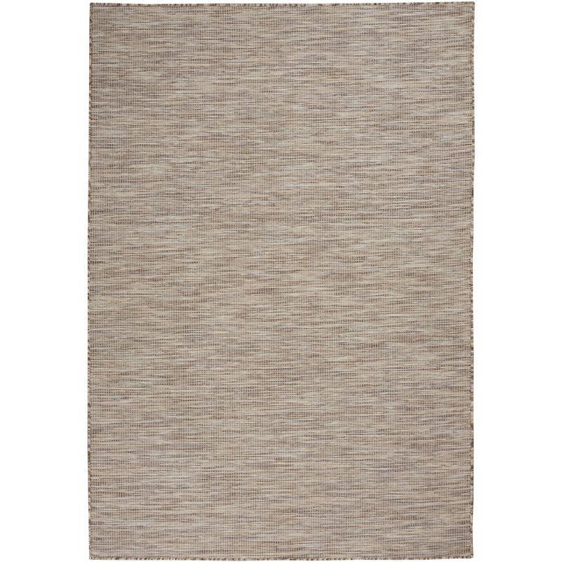 Positano Beige Easy-Care Synthetic 5' x 7' Outdoor Rug