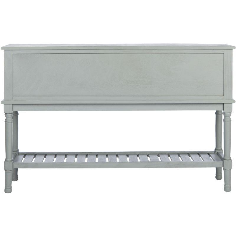 Tate 2 Drawer 2 Door Console Table - Distressed Grey - Safavieh