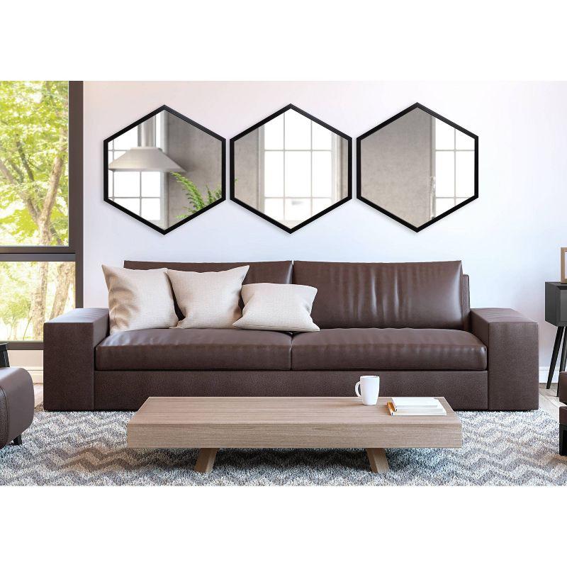 Laverty Hexagon Wall Mirror - Kate & Laurel All Things Decor