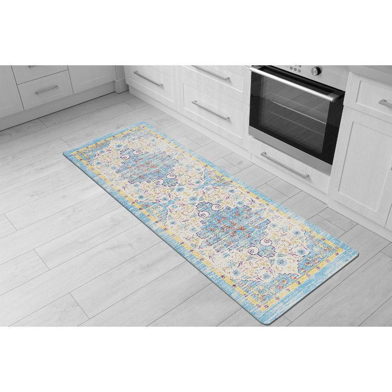 World Rug Gallery Traditional Bohemian Vintage Anti Fatigue Standing Mat