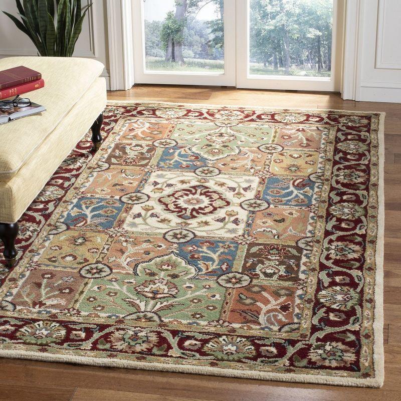 Heritage HG925 Hand Tufted Area Rug - Multi/Red - 4'x6' - Safavieh.
