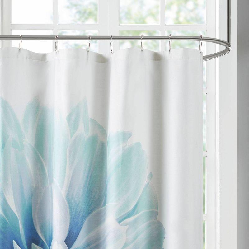 Norah Floral Cotton Shower Curtain