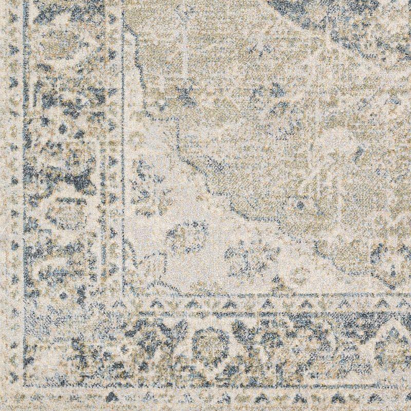Mark & Day Edmonson 2'3"x3'9" Rectangle Washable Woven Indoor Area Rugs Olive/Dark Blue