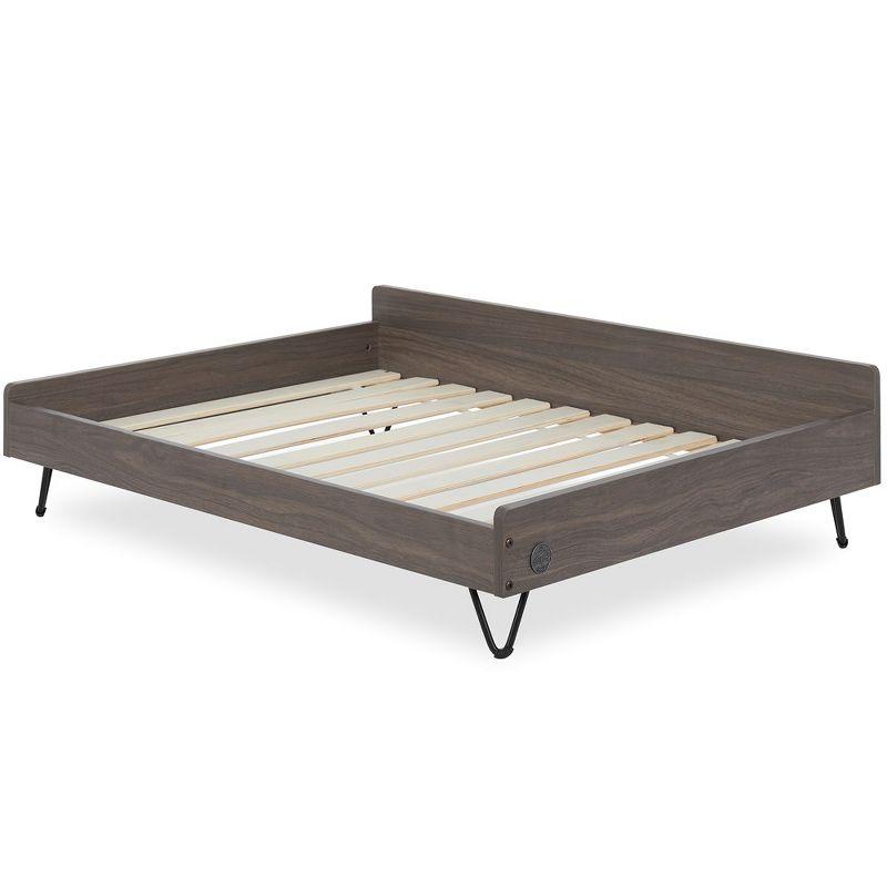 TailZzz Chase Greenguard Gold Certified Pet Bed with Mattress - Large to Extra Large Elevated Wooden Pet Bed with Water-resistant Mattress